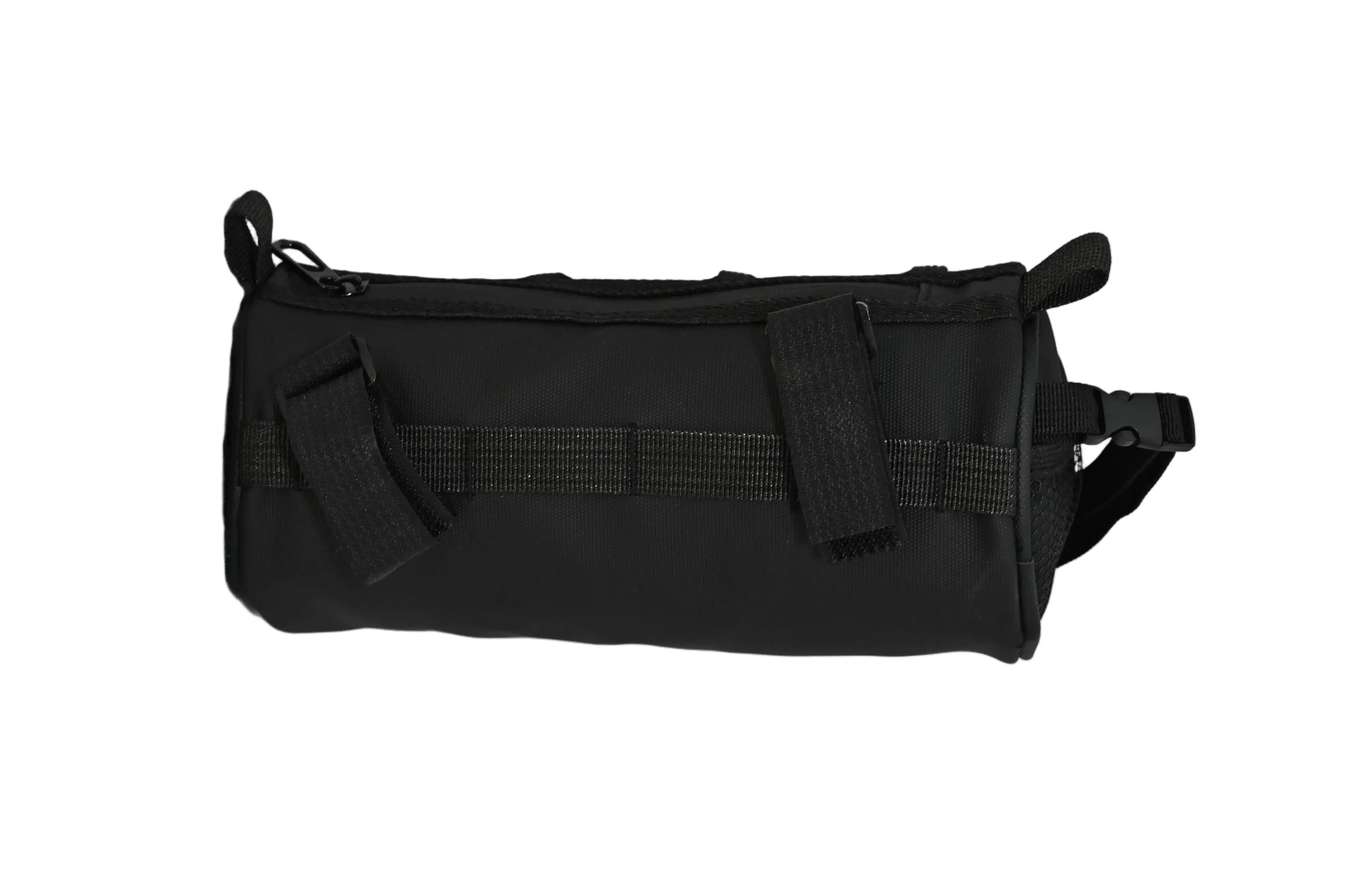 IKUISTA bicycle bag seen from the side, showing the mounting straps