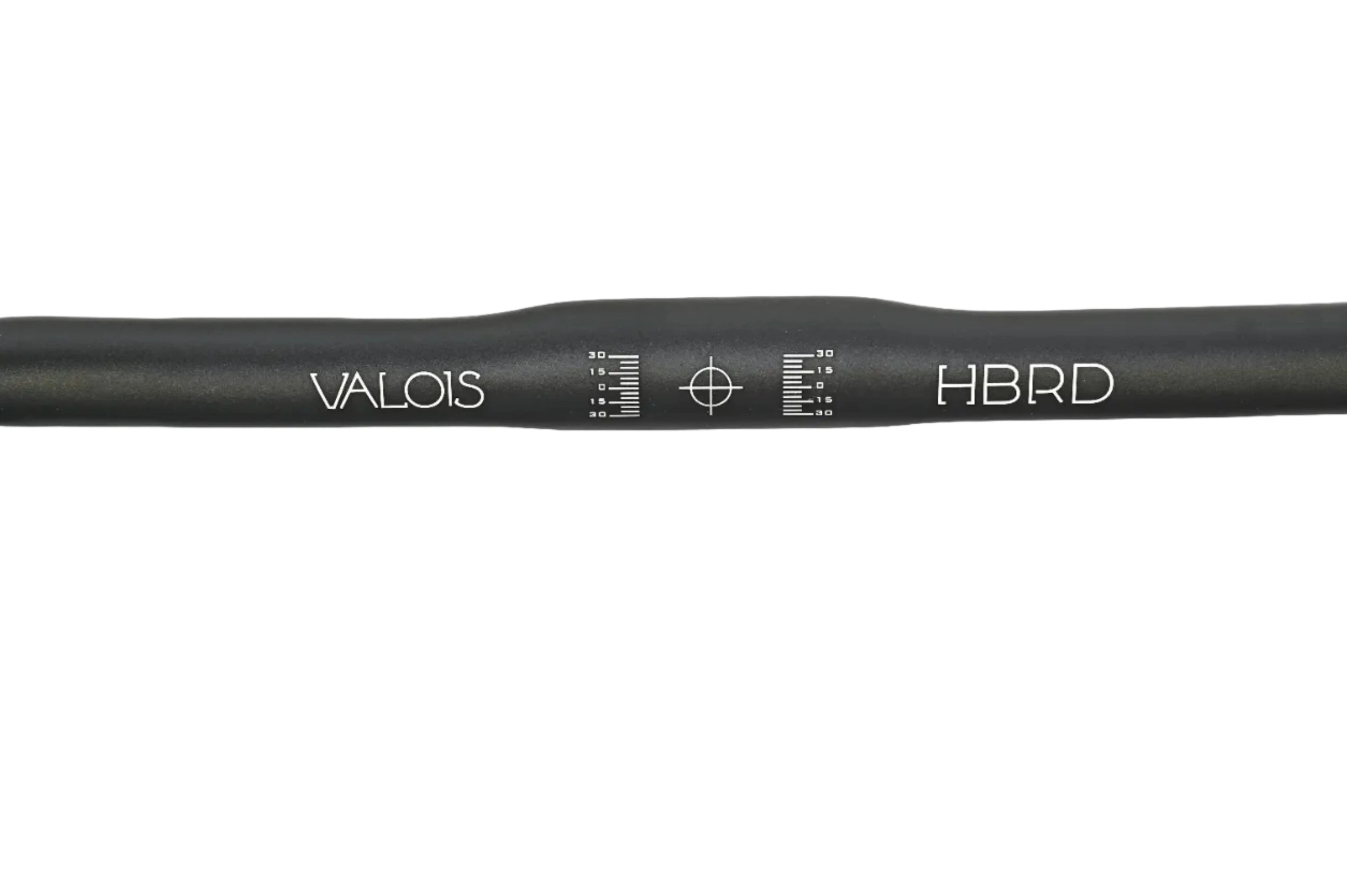 Valois Aˣ HBRD handlebar top section close-up with the VALOIS HBRD marking