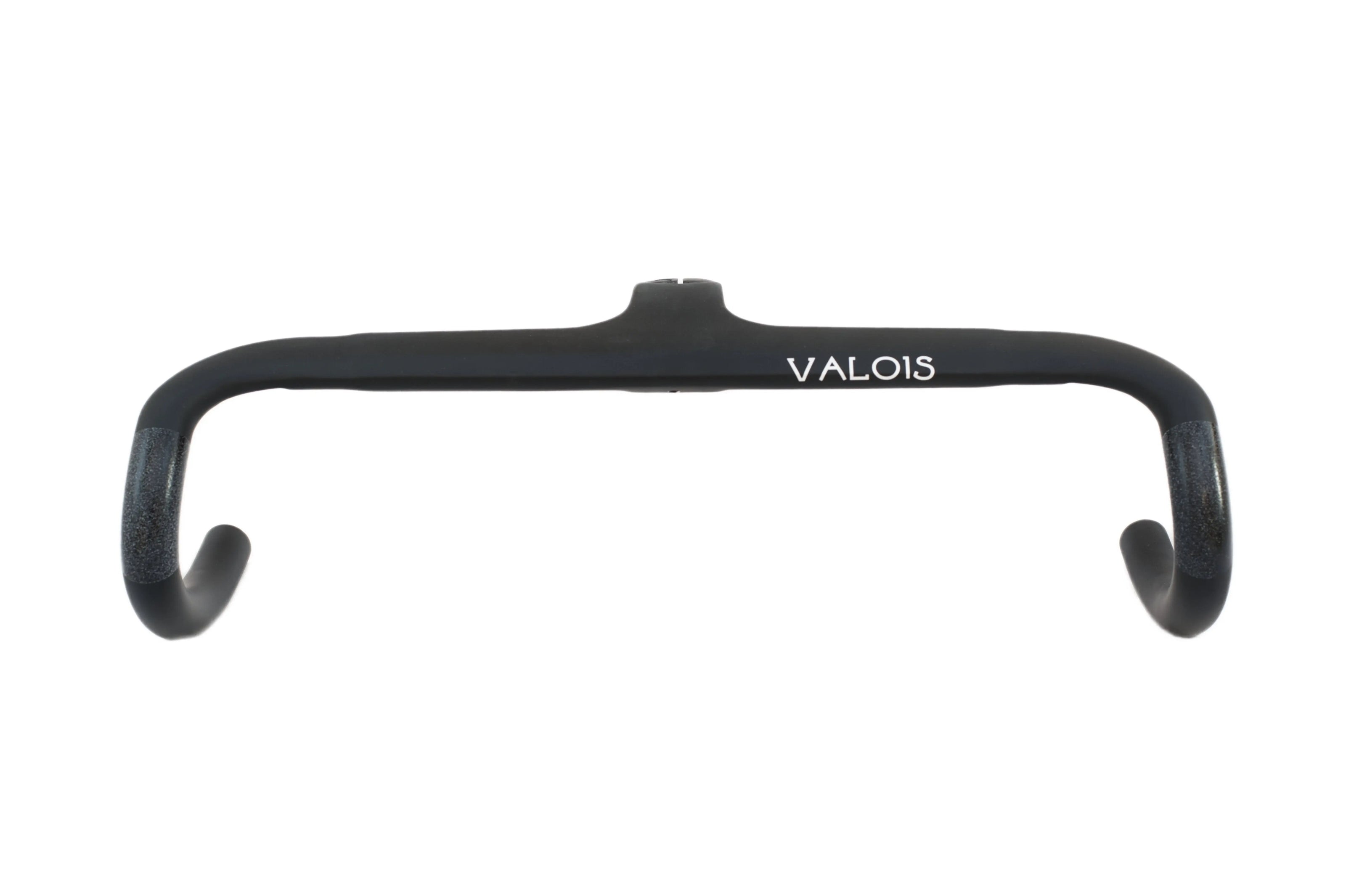 Valois Cˣ HBRD carbon cockpit from the front, showing the flat aero top and drops