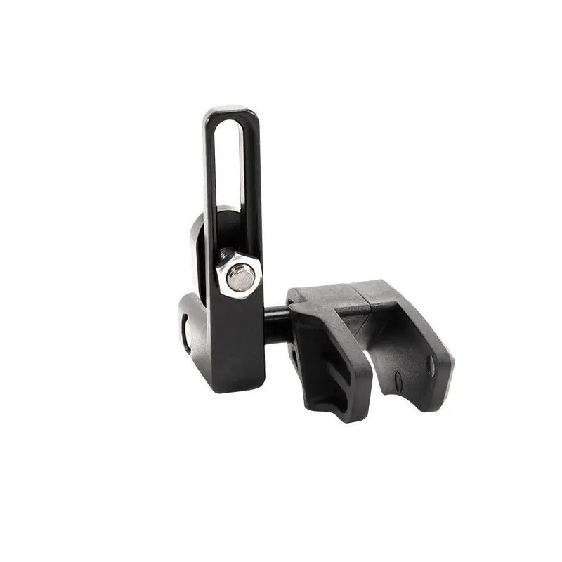Valois chain guide seen from the side, showing the clamp and guide plates