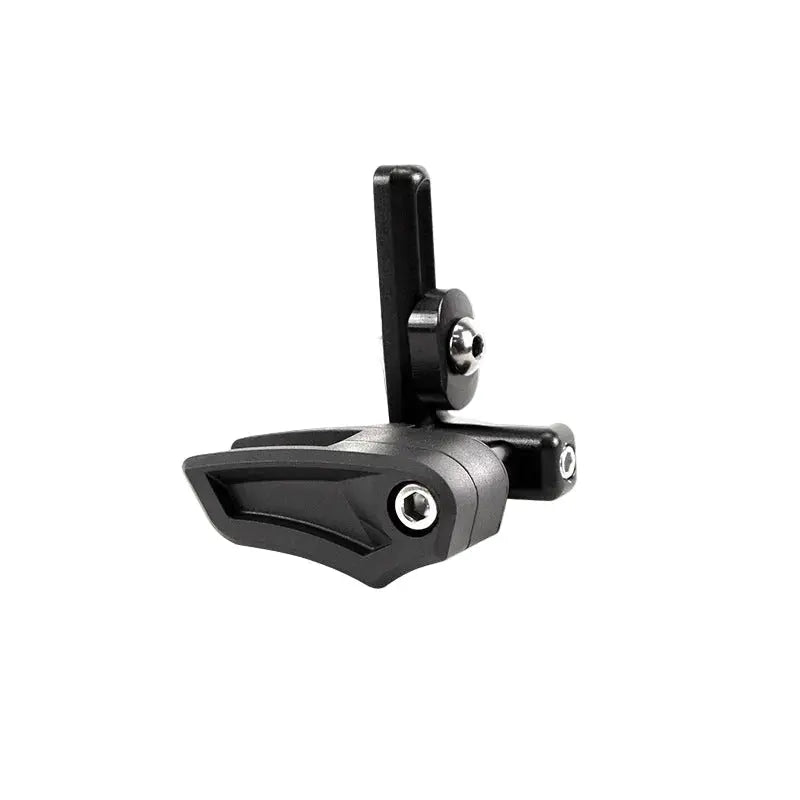 Valois chain guide in black with its mounting bracket