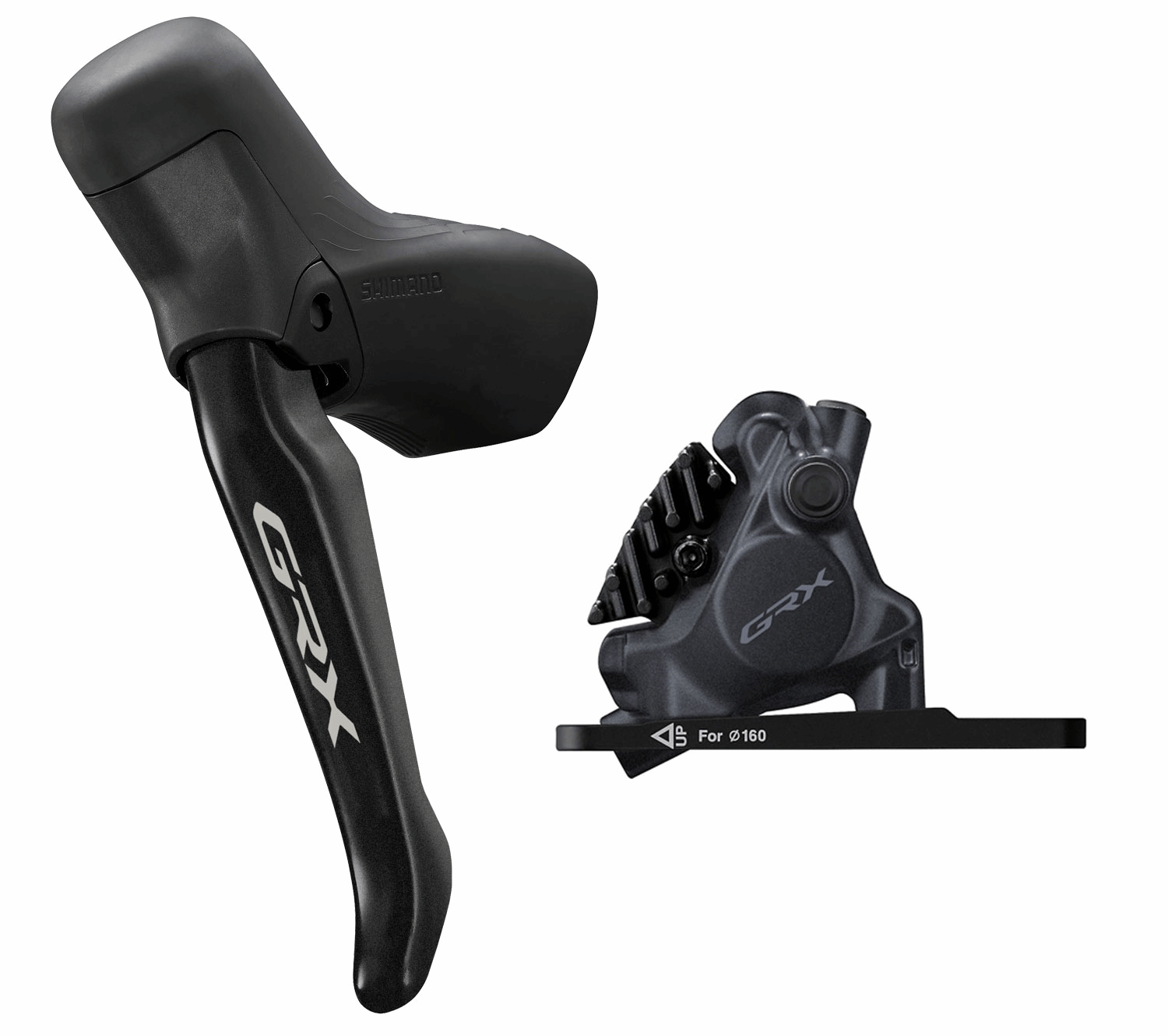 Shimano GRX Di2 BL-RS717L(L)+ BR-RX410(F) Disc Brake Set