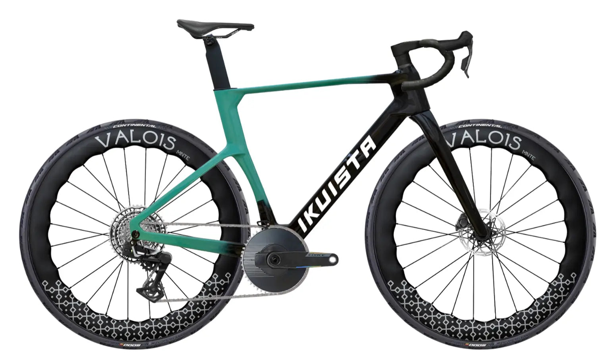Fluxi Cˣ road bike with SRAM Force AXS 1x aero drivetrain, hand-assembled in Tampere
