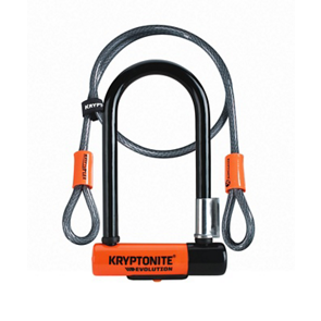 Kryptonite Evolution Mini-7 U-lock with cable