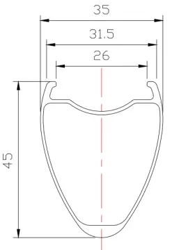 Valois HBRD 45 Wheelset Valois
