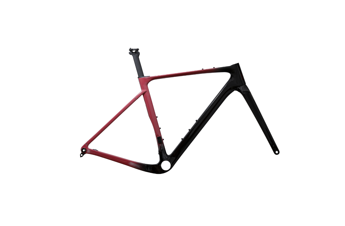 Spektri C° endurance carbon frameset in Oxide Red
